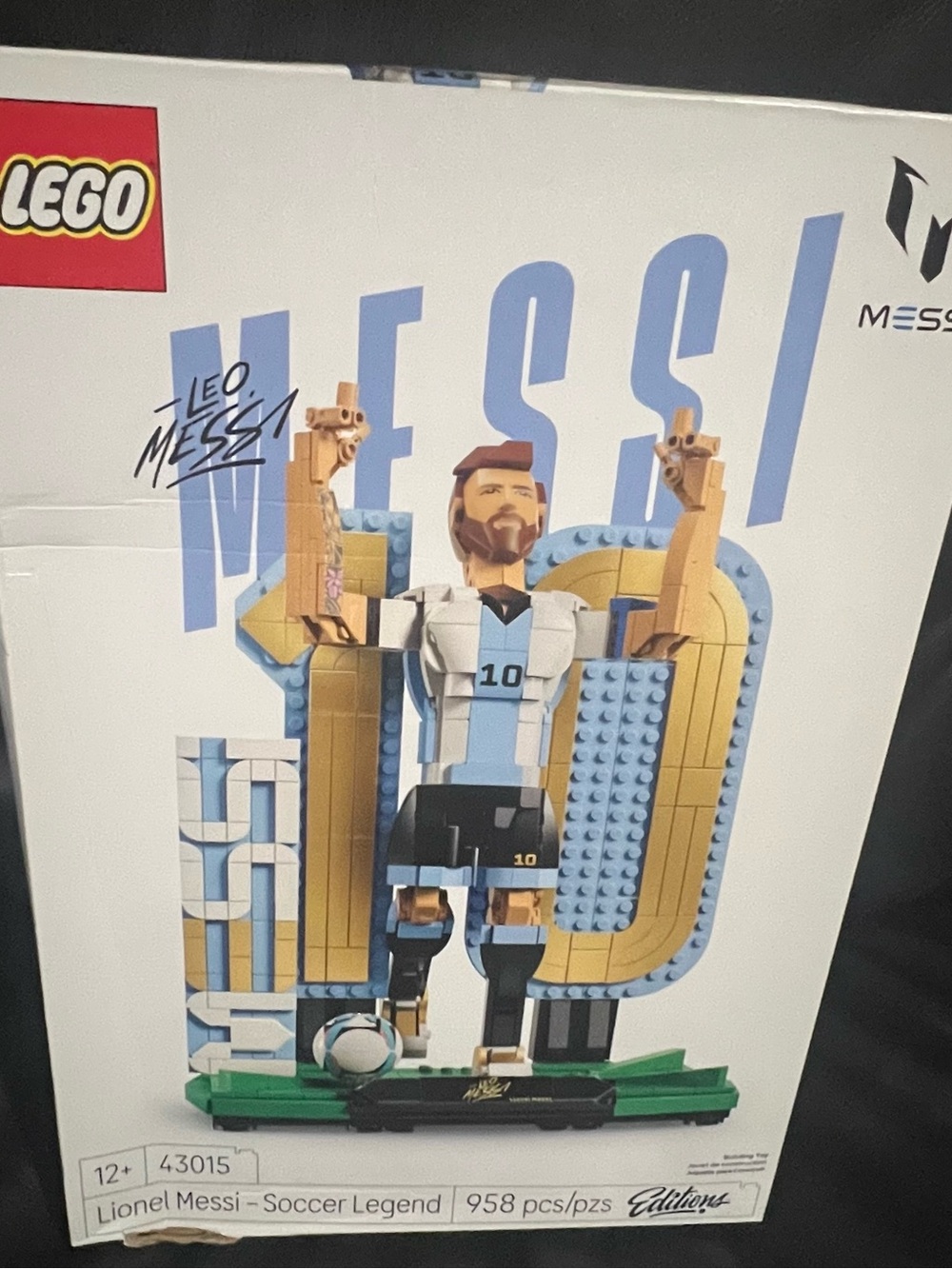 LEGO 43016- LIONEL MESSI SOCCER HIGHLIGHTS 854PC Messi FIFA LEGO